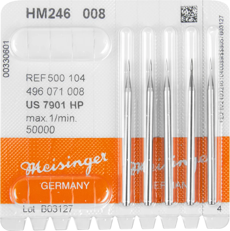 Packung 5 Stück fein HP, Figur 496 Flamme, 3,6 mm, ISO 008 Packung 5 Stück fein HP, Figur 496 Flamme, 3,6 mm, ISO 008