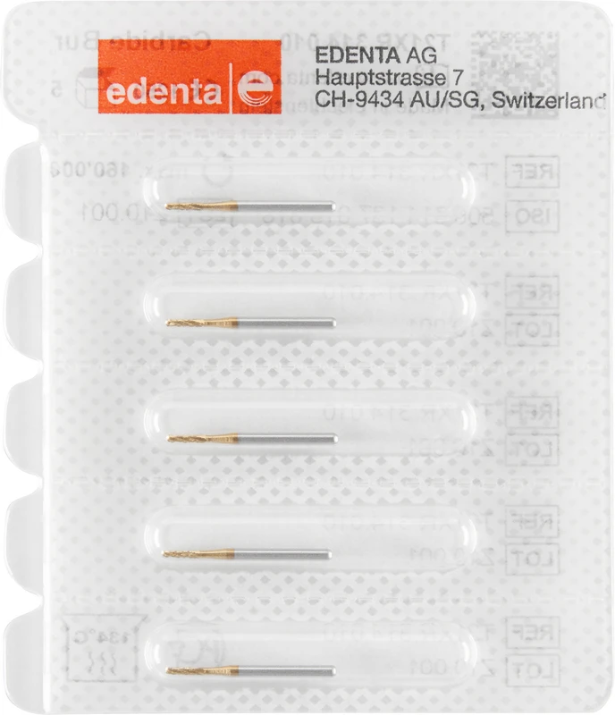 Packung 5 Stück FG, Figur 137 Zylinder, 4,2 mm, ISO 010 Packung 5 Stück FG, Figur 137 Zylinder, 4,2 mm, ISO 010
