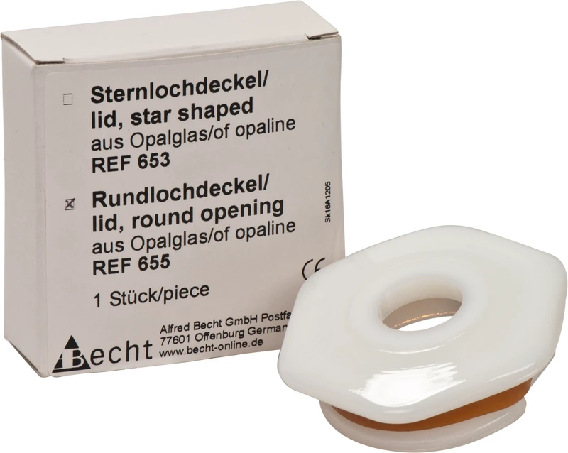 Stück aus Opalglas, autoklavierbar