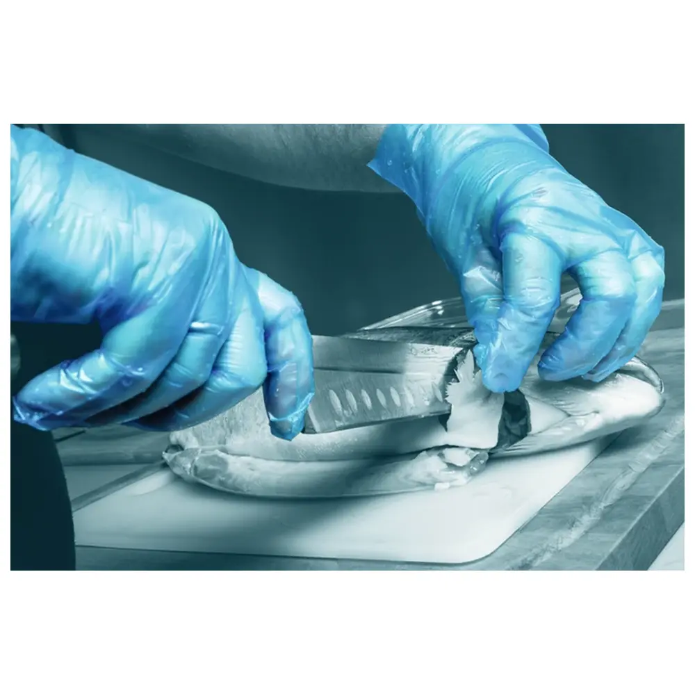 Packung 200 Stück puderfrei, blau, Größe XL