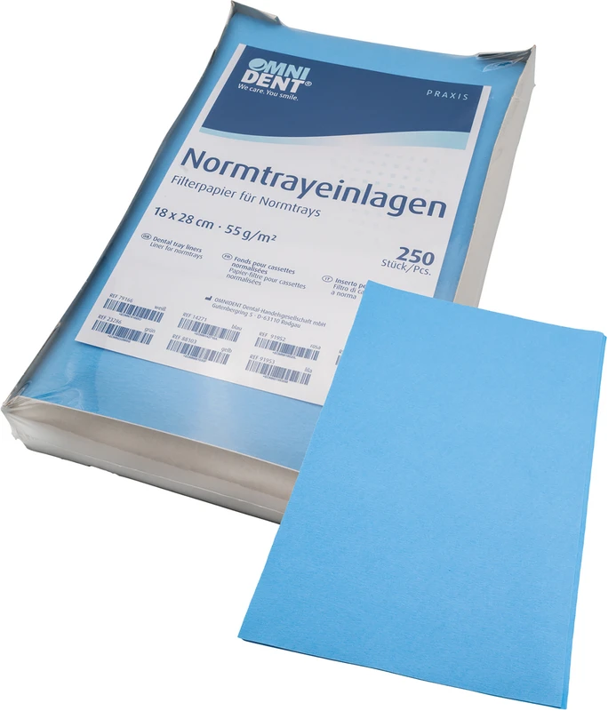 Packung 250 Stück 28 x 18 cm, blau