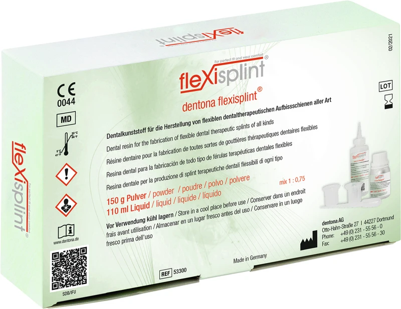 Packung 150 g Pulver, 110 ml Liquid Packung 150 g Pulver, 110 ml Liquid