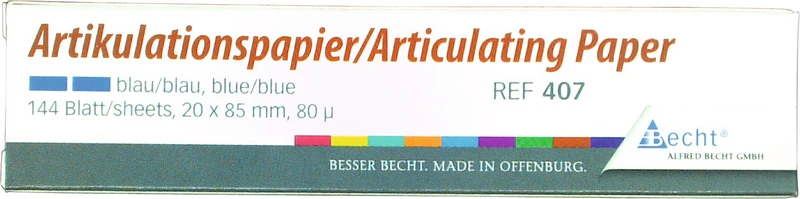 Packung 144 Stück blau, 80µ, gerade Packung 144 Stück blau, 80µ, gerade