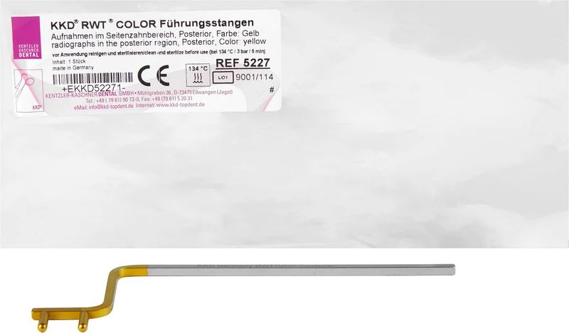 Stück gelb, für Posterior