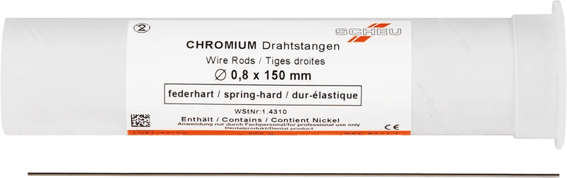Packung 500 g Ø 150 mm, Stärke 0,8 mm, federhart