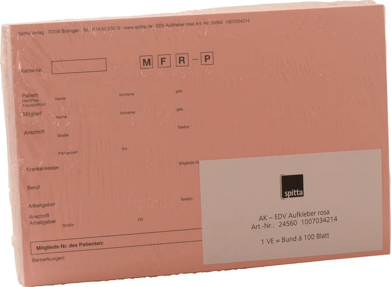 Packung 100 Stück rosa