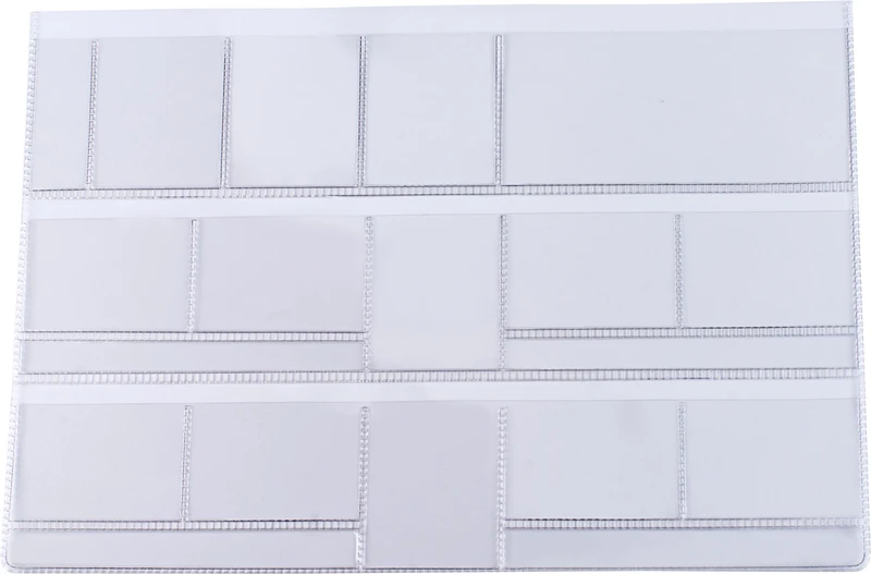 Packung 50 Stück Filmformat 3 x 4 cm für 13 Zahnfilme (8 x quer/5 x hoch) mit Datenfeld, ohne Lochung, Nr. 80252