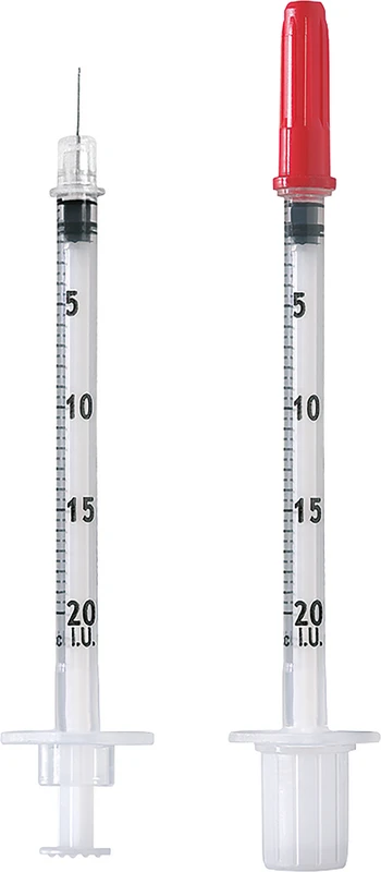 Packung 100 Stück 0,5 ml, 0,3 x 8 mm, einzeln verpackt