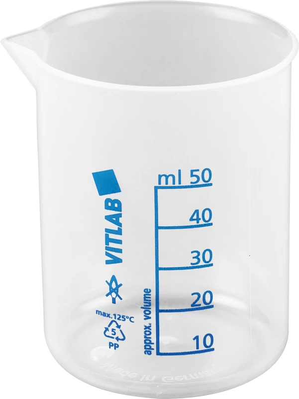 Stück 50 ml Messbecher groß