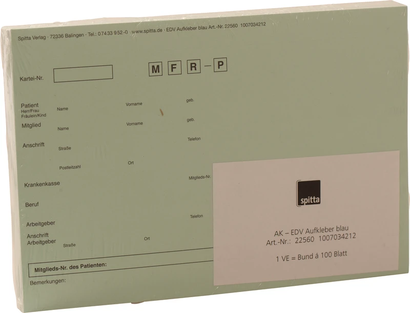 Packung 100 Stück blau