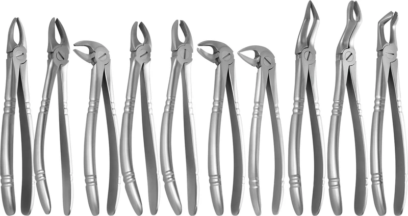 217957 - Extraktionszange - Set 10 Stück ergonomischer Griff