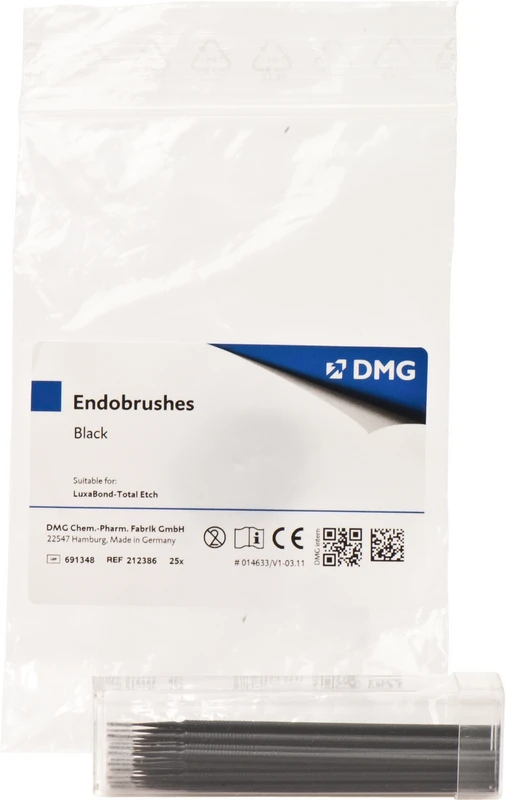 55261 - LuxaBond Endopinsel - Packung 25 Stück black