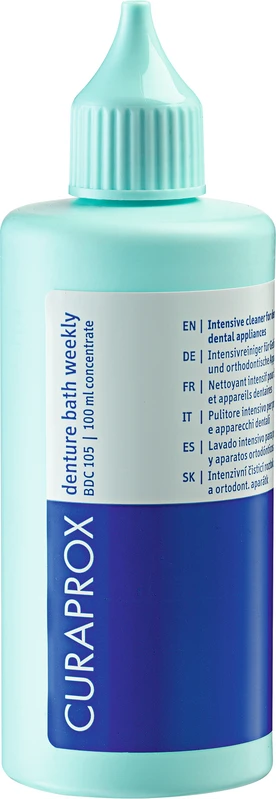 Flasche 100 ml Prothesen-Reinigungsliquid weekly Flasche 100 ml Prothesen-Reinigungsliquid weekly