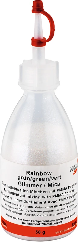 Flasche 50 g rainbow green