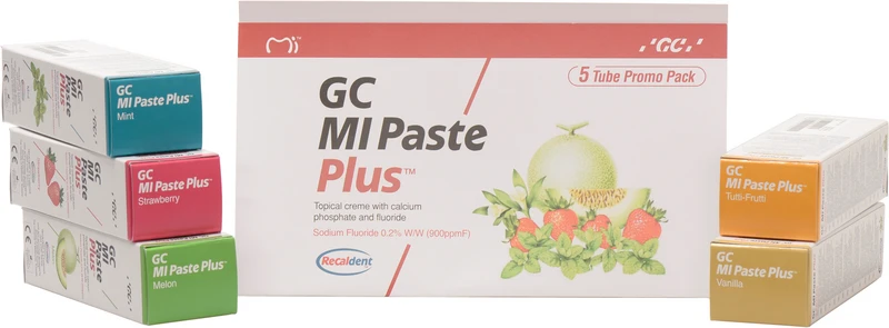 Aktionspaket 5 x 40 g (Erdbeere, Melone, Minze, Vanille, Tutti-Frutti)