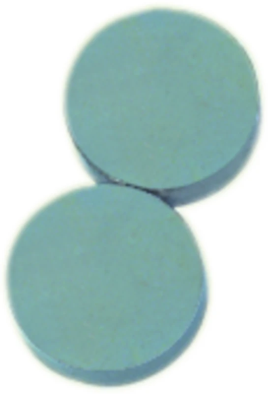 Packung 10 Rundmagnete aus Hartferrit, axial magnetisiert