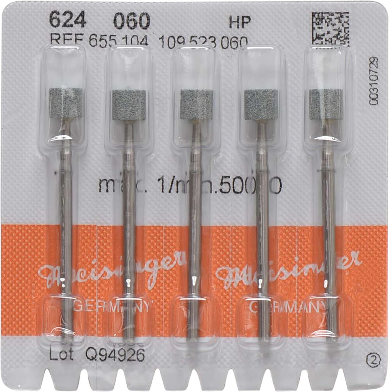 Packung 5 Stück grün mittel, HP, Figur 109, 5 mm, ISO 060