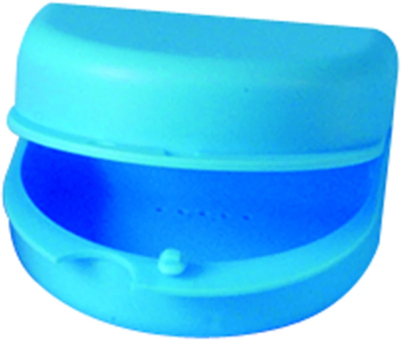 Packung 10 Stück blau, Größe II, 4 cm