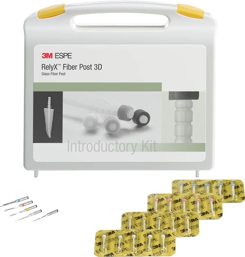 Intro Kit 20 Stifte (weiß, gelb, rot, blau), 5 Bohrer