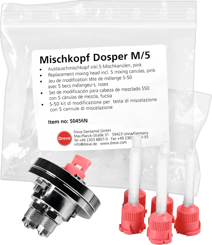 Packung Mischkopf, 5 Mischkanülen Packung Mischkopf, 5 Mischkanülen