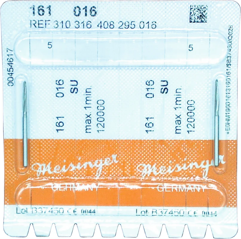 Packung 2 Stück FG XL, Figur 408, 9 mm, ISO 016 Packung 2 Stück FG XL, Figur 408, 9 mm, ISO 016