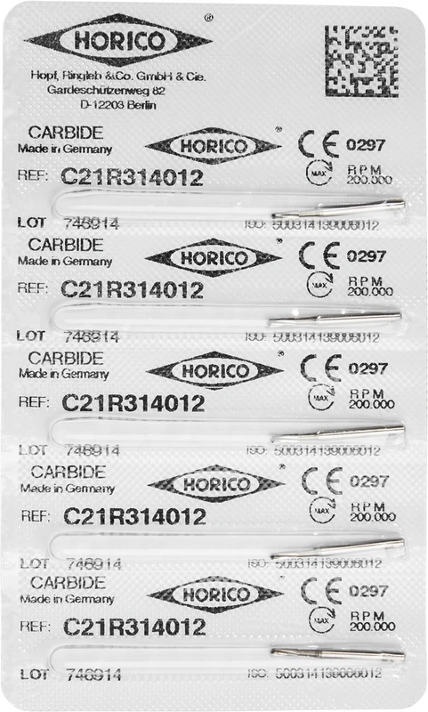 13396 - HM-Bohrer C21R - Packung 5 Stück FG, Figur 139 rund, ISO 012