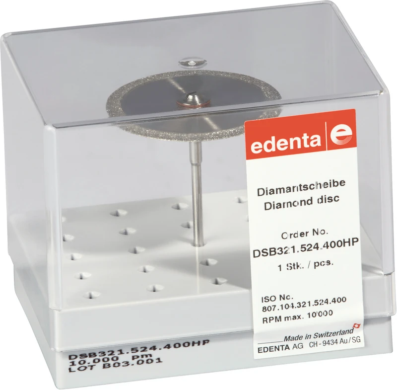 63352 - Sinterdiamant Scheiben DSB 321 - Stück randgesintert, HP, Figur 321, 0,3 mm, ISO 400 63352 - Sinterdiamant Scheiben DSB 321 - Stück randgesintert, HP, Figur 321, 0,3 mm, ISO 400