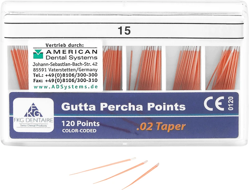 Packung 120 Stück Taper.02 ISO 015 Packung 120 Stück Taper.02 ISO 015