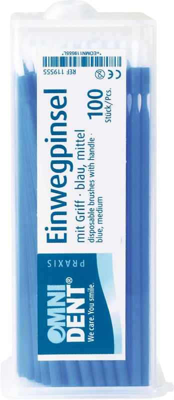 Packung 100 Stück blau, mittel Packung 100 Stück blau, mittel
