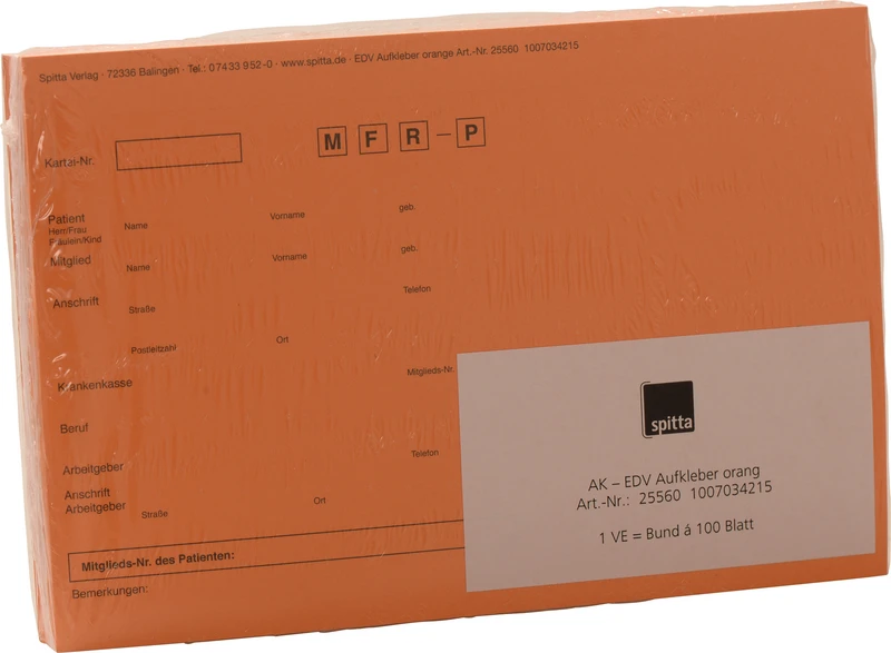 Packung 100 Stück orang