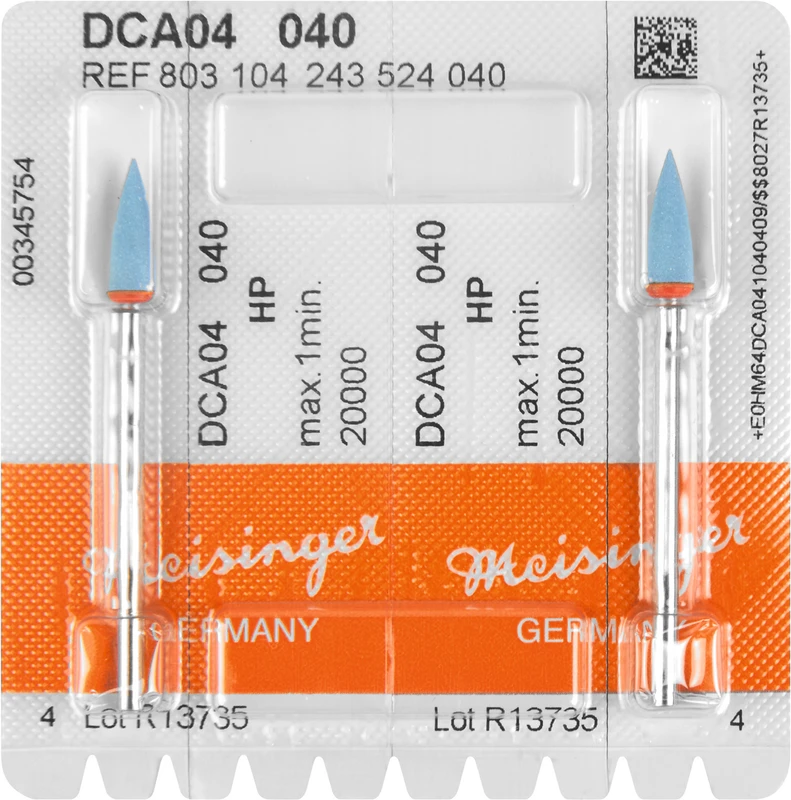 110084 - Diamantpolierer DCA04/10 - Packung 2 Stück blau, HP, Figur 243, 13 mm, ISO 040