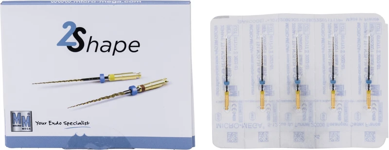 130075 - 2Shape - Packung 5 Stück L 31 mm, Taper.04, ISO 025, steril