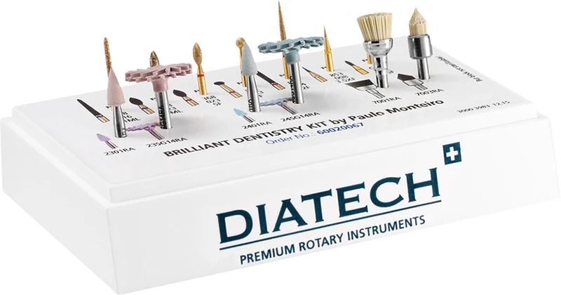 Kit 6 Diamanten, 1 Carbide Instrument, 4 Polierer Kit 6 Diamanten, 1 Carbide Instrument, 4 Polierer