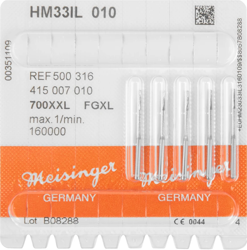 Packung 5 Stück FG XL, Figur 415, 5,5 mm, ISO 010