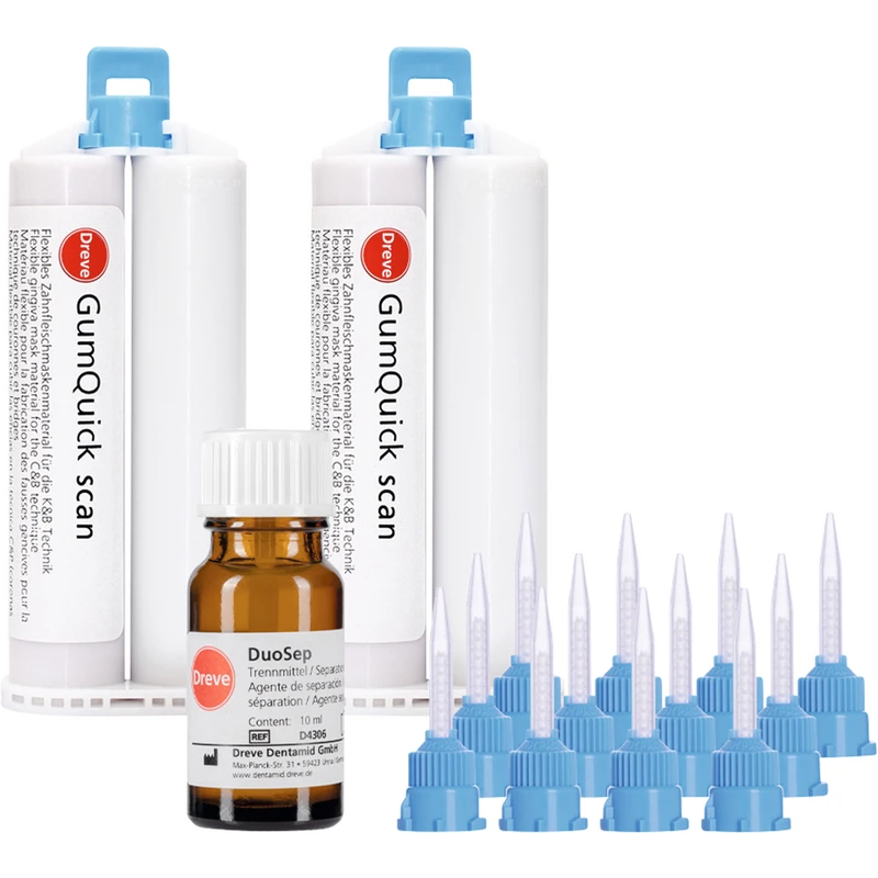 Set 2 x 50 ml Doppelkartusche, 12 Mischkanülen, 10 ml Duosep