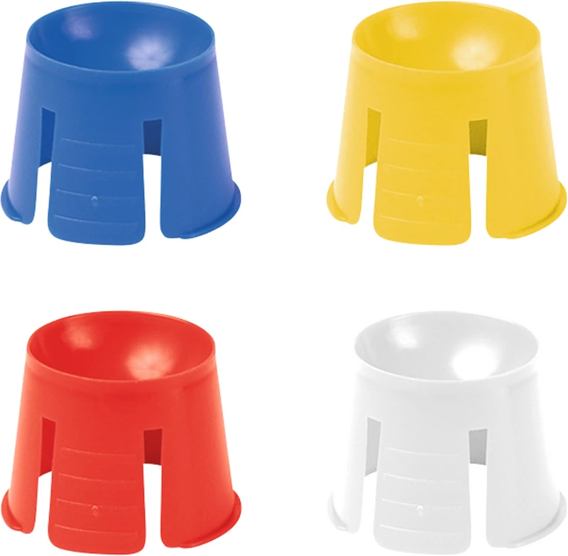 Karton 50 x 20 Stück (weiß, gelb, blau, rot)