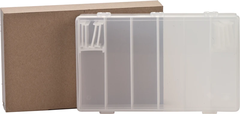 Stück Box mit 6 Trennwänden, 6 Fächern (45 x 160 mm)