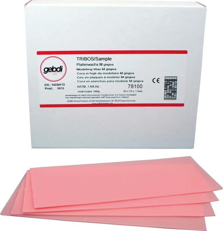 Packung 1 kg Plattenwachs mittelhart