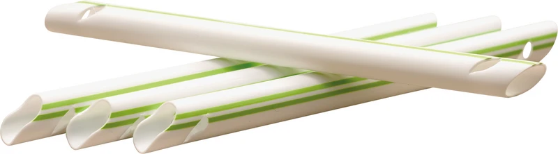 Karton 10 x 100 Stück weiß/grün, 140 mm
