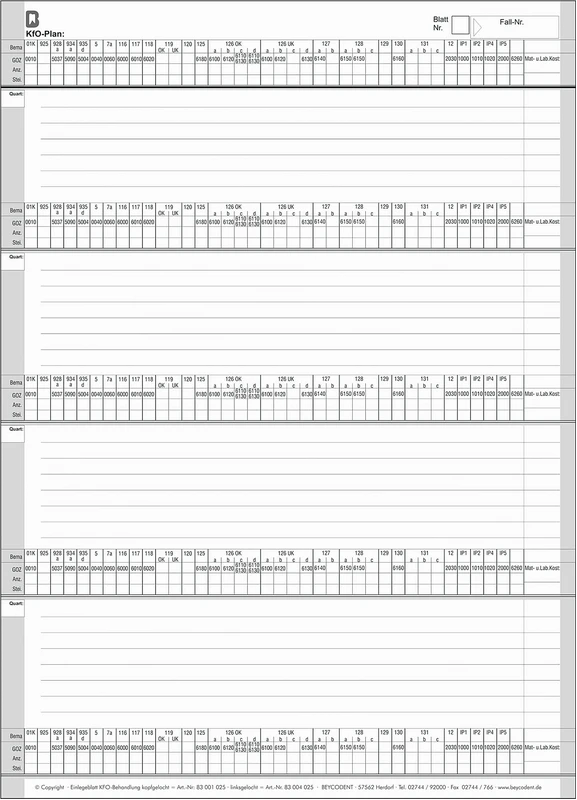 Packung 100 Stück kopfgelocht, für DIN A5-Karteikarte