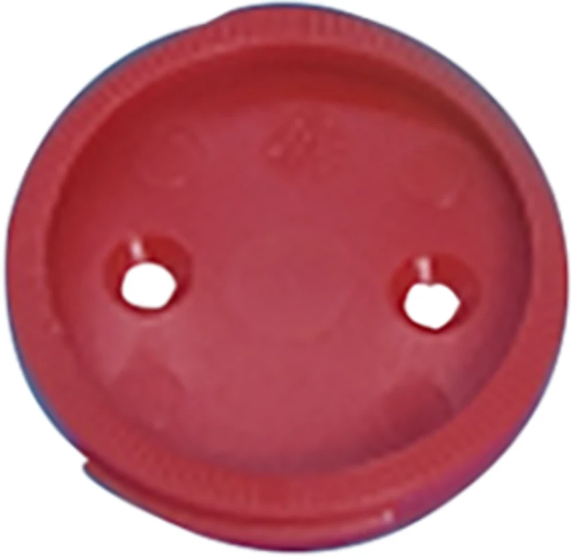 125306 - Multi-Safe Klebeadapter - Packung 10 Stück flach, rot, Ø 54 mm