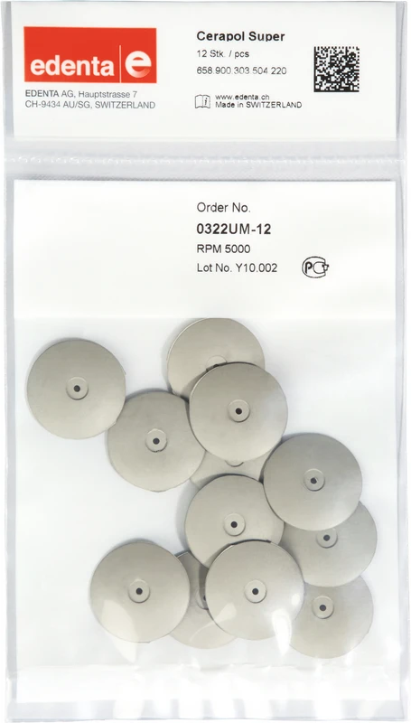 Packung 100 Stück unmontiert, grau, HP, Figur 303, 3 mm, ISO 220 Packung 100 Stück unmontiert, grau, HP, Figur 303, 3 mm, ISO 220
