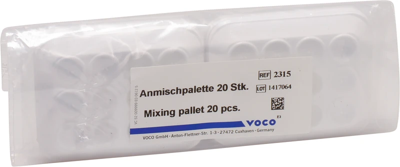 Packung 20 Paletten Packung 20 Paletten