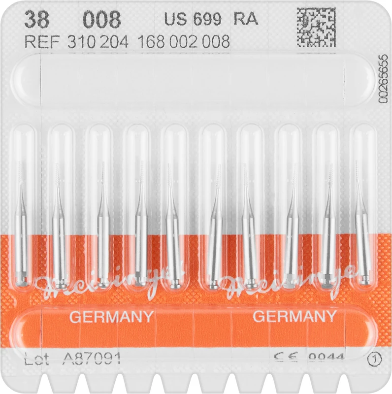Packung 10 Stück RA, Figur 168, 3,6 mm, ISO 008 Packung 10 Stück RA, Figur 168, 3,6 mm, ISO 008