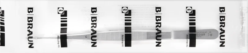 Stück gerade, feingliedrig, gerieft, Fadenplatte, 200 mm Stück gerade, feingliedrig, gerieft, Fadenplatte, 200 mm