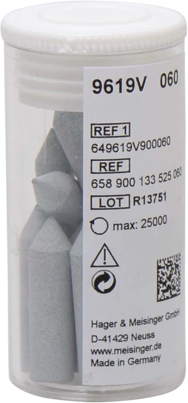 Packung 10 Stück unmontiert, grau, Figur 133, 24 mm, ISO 060 Packung 10 Stück unmontiert, grau, Figur 133, 24 mm, ISO 060