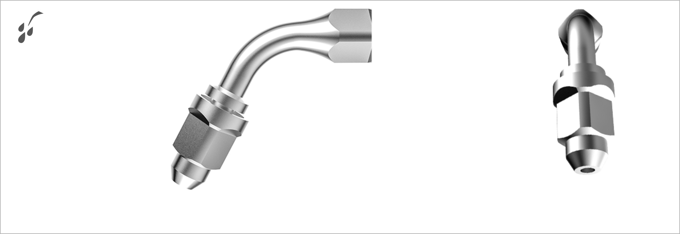 107155629 - Endodontie Spitzen / Feilenhalter - Stück, ES1 Passend für SIRONA® Winkelhalter f. U-Feilen 120°. Zur Reinigung d. vorderen Wurzelkanals. 