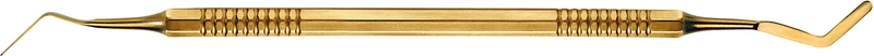 23583 - TiN Komposite Spatel nach Heidemann - Stück Figur 1, 2,5 / 2,5mm, 17 cm, flexibel, Achtkant Griff