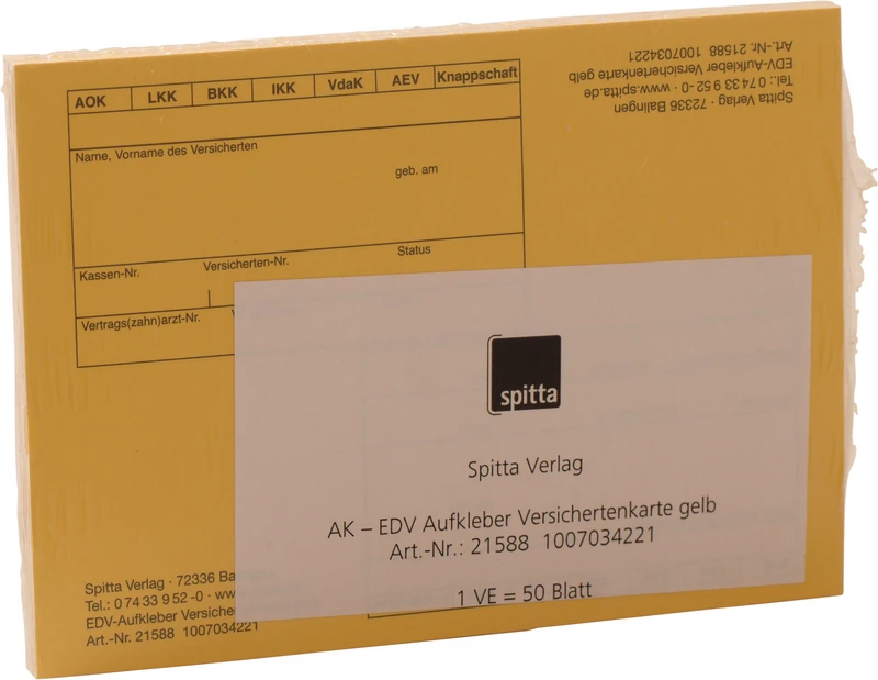 Packung 100 Stück gelb Packung 100 Stück gelb