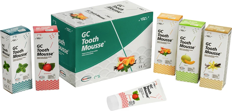 126521 - GC Tooth Mousse™ - Packung 10 x 40 g sortiert 126521 - GC Tooth Mousse™ - Packung 10 x 40 g sortiert